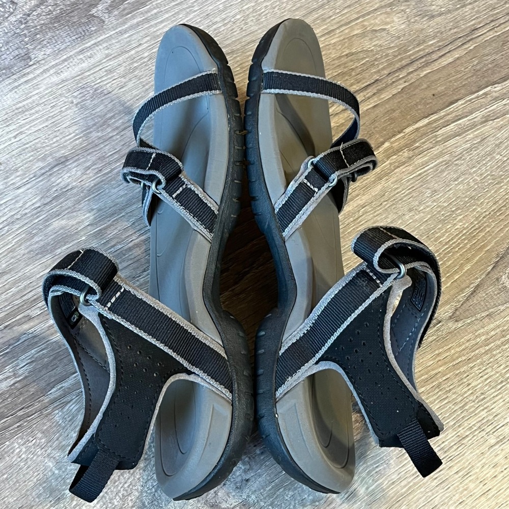 Teva Verra Hiking Sandals Black Gray Womens 9 UK 7 EU 40 - Picture 4 of 7